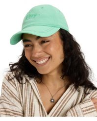 Czapka baseballowa dla Kobiety DEAR BELIEVER COLOR Zielony. Zielone czapki z daszkiem Roxy, bez wzorów, z bawełny. Za 109.99 zł.