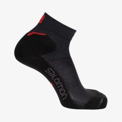 Skarpetki sportowe do biegania Salomon Speedcross Ankle niskie. Czarne skarpetki Salomon, bez wzorów. W wyprzedaży za 67.40 zł.