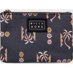 Billabong portfel damski kolor czarny. Czarne portfele Billabong, bez wzorów, z materiału. Za 69.99 zł.