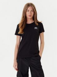 Alpha Industries T-Shirt Basic T Small Logo 196054 Czarny Regular Fit. Czarne t-shirty Alpha Industries, l, bez wzorów, z bawełny, bez kołnierzyka, bez ramiączek. Za 69.99 zł.