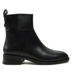 Botki Vagabond Shoemakers. Czarne botki Vagabond Shoemakers, bez wzorów, bez obcasa, na płaskiej podeszwie, bez zapięcia. Za 419.99 zł.