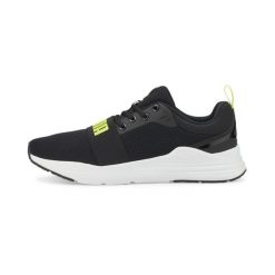 Buty sportowe Puma Wired Run M Czarny. Czarne buty sportowe lifestyle Puma, bez wzorów, bez zapięcia, trekkingowe. Za 249.00 zł.