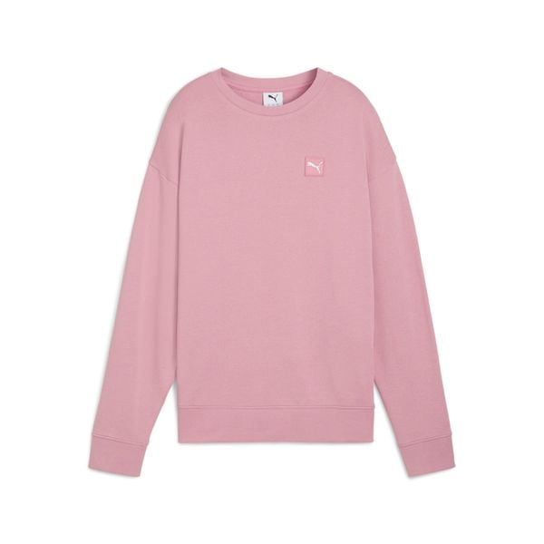 Bluza damska Puma Essentials Elevated Comfort Crew. Czerwone bluzy Puma, xl, bez wzorów, z bawełny, bez kaptura, do biegania. Za 215.50 zł.