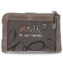 Brązowy Średni Portfel Damski Anekke Dreamverse. Brązowe portfele Anekke, bez wzorów. Za 179.00 zł.