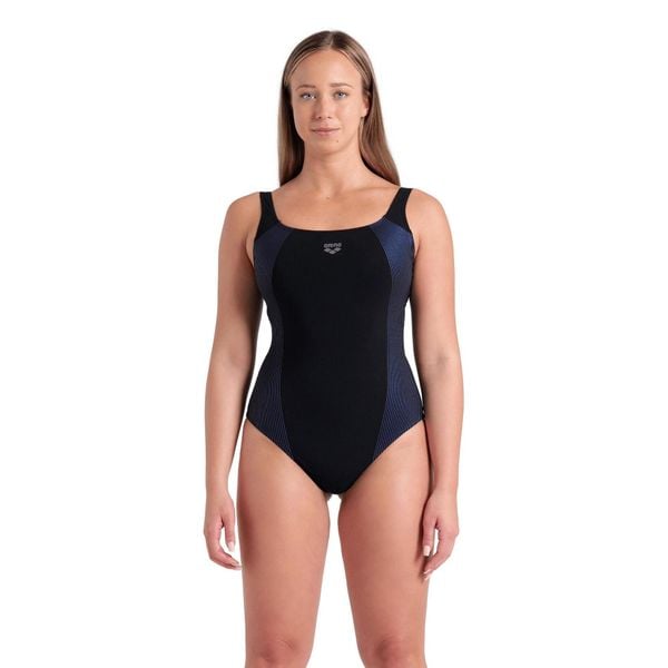 Strój kąpielowy damski jednoczęściowy modelujący basen Arena Bodylift. Czarne stroje jednoczęściowe Arena, bez wzorów, sportowe. Za 259.99 zł.