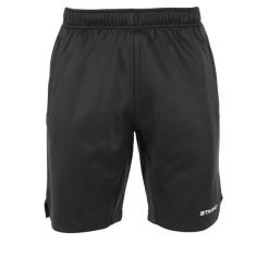 Szorty Stanno Prime. Czarne szorty sportowe STANNO, bez wzorów, z materiału, na fitness i siłownię. Za 188.00 zł.