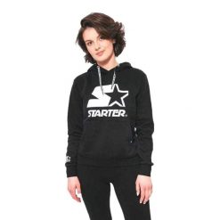 Damska Bluza Z Logo. Czarne bluzy Starter, bez wzorów, bez ramiączek, bez kaptura. Za 251.99 zł.