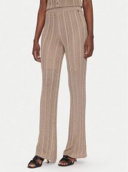 Marciano Guess Spodnie materiałowe 5GGB32 5811Z Beżowy Regular Fit. Brązowe spodnie materiałowe Marciano Guess, z aplikacjami, z materiału. Za 559.99 zł.