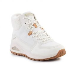Buty do chodzenia damskie Skechers Uno Rugged Fall Mode. Białe buty sportowe lifestyle Skechers, bez wzorów, z materiału, bez zapięcia, trekkingowe. Za 504.00 zł.