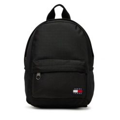Plecak Tommy Jeans. Czarne plecaki Tommy Jeans, bez wzorów, z jeansu, bez dodatków. Za 299.99 zł.