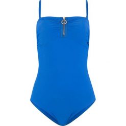 Kostium kąpielowy wyszczuplający bonprix błękit królewski. Bielizna modelująca marki bonprix. Za 79.99 zł.