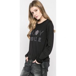 SH - Bluza. Czarne bluzy bez kaptura marki SH, z nadrukiem, z dzianiny. W wyprzedaży za 99.90 zł.