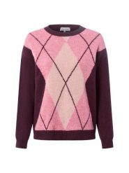 More & More sweter z dzianiny z zawartością wełny Kobiety lila|różowy, 44. Czerwone swetry More & More, bez wzorów, z dzianiny, bez ramiączek. Za 229.95 zł.