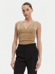 ACCESS FASHION Body 53-2223-391 Beżowy Slim Fit. Brązowe body i gorsety ACCESS FASHION, bez wzorów, z syntetyku, bez ramiączek. Za 199.99 zł.