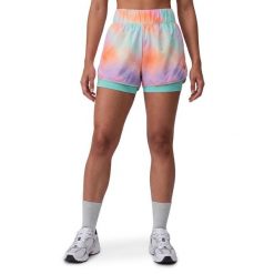 Damskie szorty 2 w 1 Boombastic Siroko BBC Bass-W Purple. Fioletowe szorty sportowe SIROKO, bez wzorów, z elastanu, z podwyższonym stanem. Za 149.00 zł.