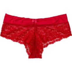 Figi "panty" bonprix czerwony. Bokserki damskie marki bonprix. Za 34.99 zł.