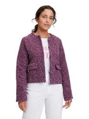 CARTOON Kurtka przejściowa w kolorze fioletowym rozmiar: 38. Różowe kurtki Cartoon, bez wzorów, z wełny, bez kaptura. Za 144.92 zł.