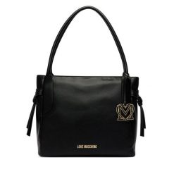 Torebka LOVE MOSCHINO. Czarne torebki klasyczne Love Moschino, bez wzorów, klasyczne, bez dodatków. Za 1,059.00 zł.