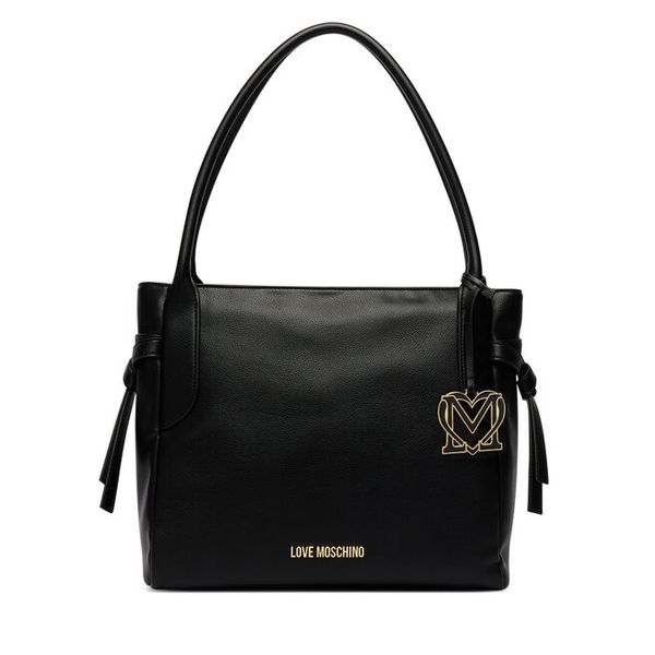 Torebka LOVE MOSCHINO. Czarne torebki klasyczne Love Moschino, bez wzorów, klasyczne, bez dodatków. Za 905.99 zł.