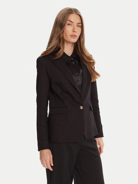 Morgan Marynarka 222-VLIME.F Czarny Regular Fit. Czarne marynarki i żakiety Morgan, bez wzorów, z bawełny, bez ramiączek. Za 269.99 zł.