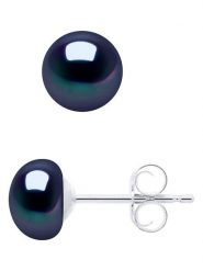 ATELIERS SAINT GERMAIN Srebrne kolczyki-wkrętki z perłami rozmiar: onesize. Niebieskie kolczyki ATELIERS SAINT GERMAIN, z perłą, srebrne. Za 167.67 zł.