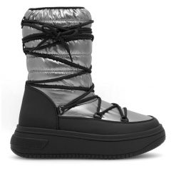 Śniegowce Jenny Fairy. Szare śniegowce Jenny Fairy, bez wzorów, bez zapięcia. Za 199.99 zł.