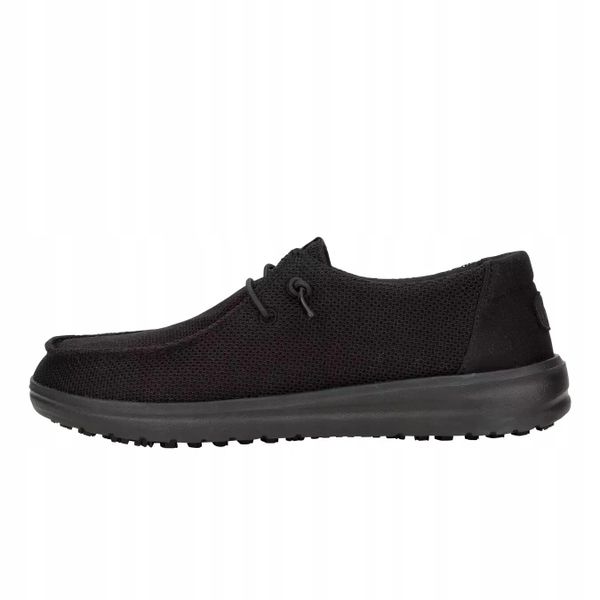 HEYDUDE Damskie Mokasyny Wendy Work CE. Czarne mokasyny Hey dude, bez wzorów, z materiału. Za 239.00 zł.