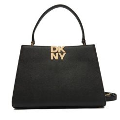 Torebka DKNY. Czarne torebki klasyczne DKNY, bez wzorów, klasyczne, bez dodatków. Za 1,189.00 zł.