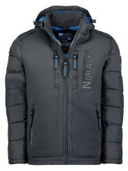 Geographical Norway Kurtka zimowa "Beachwood" w kolorze antracytowym rozmiar: S. Czarne kurtki Geographical Norway, na zimę, s, bez wzorów, z puchu, bez kaptura. Za 309.65 zł.