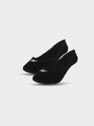 4F Skarpetki casual no-show (2-pack) damskie - multikolor 39-42. Czarne skarpetki 4f, bez wzorów, z bawełny. Za 39.99 zł.