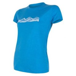 Sensor Damski T-Shirt Merino Active Pt Mountains , Niebieski, M. Bielizna termoaktywna damska marki Sensor. W wyprzedaży za 165.00 zł.