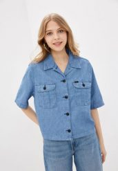 LEE SHORTSLEEVE JACKET DAMSKA KURTKA JEANSOWA LIGHT LINNEN L54NNBY. Kurtki Lee, l, bez wzorów, z jeansu, bez kaptura. Za 169.99 zł.