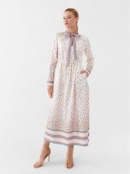 Red Valentino Sukienka codzienna 2R3VAGR0 Kolorowy Regular Fit. Czerwone sukienki Red Valentino, na co dzień, bez wzorów, z jedwabiu, bez kołnierzyka, bez ramiączek, proste. Za 2,429.00 zł.