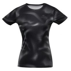Koszulka damska Alpine Pro Quatra szybkoschnąca. Czarne t-shirty sportowe Alpine Pro, xl, bez wzorów, bez ramiączek. W wyprzedaży za 59.00 zł.