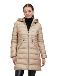 Betty Barclay Płaszcz pikowany w kolorze beżowym rozmiar: 46. Brązowe płaszcze Betty Barclay, bez wzorów, bez kaptura. Za 217.99 zł.