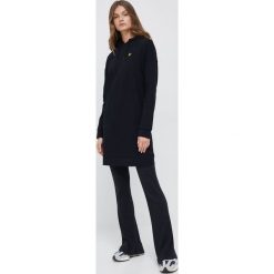 Lyle & Scott sukienka bawełniana kolor czarny mini prosta. Czarne sukienki Lyle & Scott, na co dzień, l, bez wzorów, z bawełny, bez kołnierzyka, bez ramiączek, maxi. W wyprzedaży za 379.99 zł.