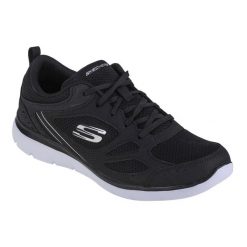 Buty sportowe Sneakersy damskie, Skechers Summits Suited. Białe buty sportowe lifestyle Skechers, bez wzorów, sportowe, bez zapięcia, skechers sport. Za 229.99 zł.