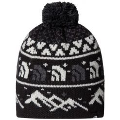 Czapka turystyczna unisex The North Face Cabin Ski Tuke Beanie. Czarne czapki zimowe The North Face, bez wzorów. Za 121.00 zł.
