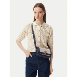 Torebka Tommy Hilfiger. Białe listonoszki Tommy Hilfiger, bez wzorów, bez dodatków. Za 849.99 zł.