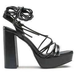 Sandały Call It Spring. Czarne sandały Call it Spring, bez wzorów, bez obcasa, na słupku, bez zapięcia. Za 219.99 zł.