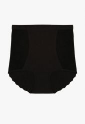 Czarna Bezszwowa Bielizna modelująca Majtki High Waist Falawena. Czarna bielizna modelująca Renee, bez wzorów, z podwyższonym stanem. W wyprzedaży za 11.99 zł.