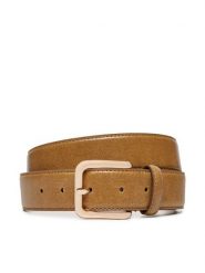 Guess Pasek Damski BW9175 P4435 Beżowy. Brązowe paski Guess, z aplikacjami, ze skóry. Za 179.99 zł.