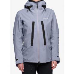 Kurtka z membraną damska Vaude Monviso 2,5L Jacket. Niebieskie kurtki Vaude, l, bez wzorów, bez kaptura. Za 850.49 zł.