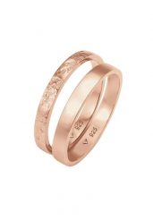 Elli Damski zestaw Basic Look młotkowany w srebrze próby 925 Sterling Silver Pierścionki 1 ct. Szare pierścionki Elli, srebrne. Za 293.99 zł.