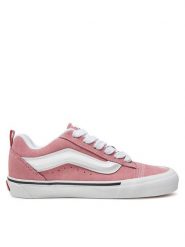 Vans Tenisówki Knu Skool VN000CS0C3S1 Różowy. Czerwone trampki Vans, bez wzorów, ze skóry, bez zapięcia. Za 219.99 zł.
