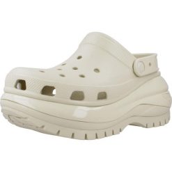 Tenisówki Crocs Model Classic Mega Crush Clog Kolor Biały. Brązowe trampki Crocs, bez wzorów, z gumy, sportowe, bez zapięcia. Za 449.00 zł.