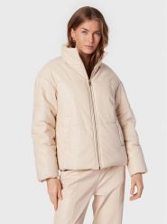 Liu Jo Kurtka z imitacji skóry WF2175 E0392 Beżowy Regular Fit. Brązowe kurtki Liu Jo, bez wzorów, ze skóry, bez kaptura. Za 1,359.00 zł.