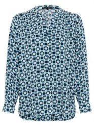 Olsen Bluzka w kolorze turkusowym rozmiar: 40. Niebieskie bluzki Olsen, bez wzorów, z wiskozy, bez kołnierzyka, bez ramiączek. Za 86.99 zł.