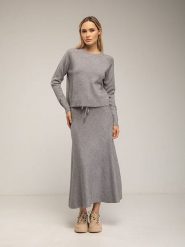 Tantra Spódnica w kolorze szarym rozmiar: onesize. Szare spódnice Tantra, bez wzorów, maxi. Za 165.99 zł.