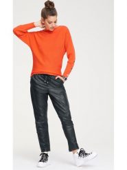 Heine Sweter w kolorze pomarańczowym rozmiar: 40/42. Pomarańczowe swetry Heine, bez wzorów, bez ramiączek. Za 52.42 zł.